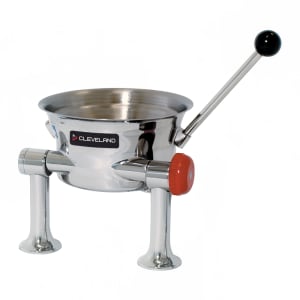 109-KDT1T 1/2 gal Steam Kettle - Manual Tilt, 2/3 Jacket, Direct Steam