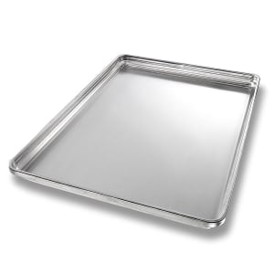 225-30850 1/2 Half Size Bun / Sheet Pan - 18" x 13" x 1", 18 gauge Aluminum