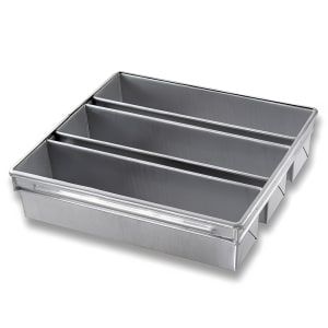 225-44365 Pullman Pan Set, Holds (3) 16" x 4" Pans, AMERICOAT Glazed 26 ga. Aluminized Steel