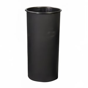 125-20LBK 20 gal Round Rigid Trash Can Liner, Plastic - Black
