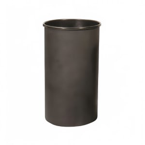 125-35LBK 35 gal Round Rigid Trash Can Liner, Plastic - Black