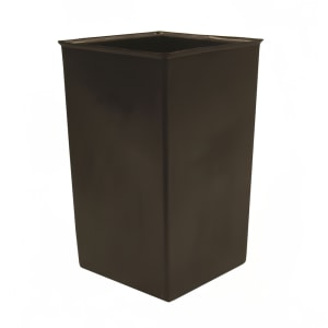 125-36R 36 gal Square Rigid Trash Can Liner, Plastic - Black