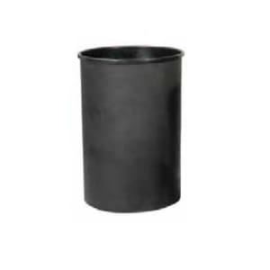 125-55LBKR 25 gal Half Round Rigid Trash Can Liner, Plastic - Black