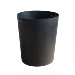125-SMB32L 32 gal Round Rigid Trash Can Liner, Plastic - Black