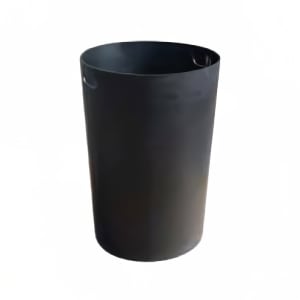 125-SMB36L 36 gal Round Rigid Trash Can Liner, Plastic - Black 