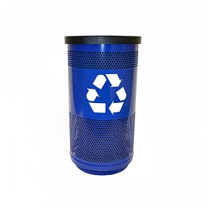 125-SC2001RPBL 20 gal Multiple Materials Recycle Bin - Indoor/Outdoor, Decorative
