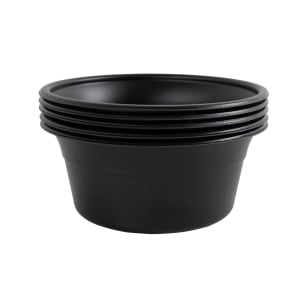 389-601996 5 oz Bowl - Polystyrene, Black
