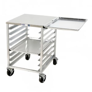 148-RG102 Front Loading Slicer Stand w/ 6 Pan Capacity & 4" Spacing, Aluminum