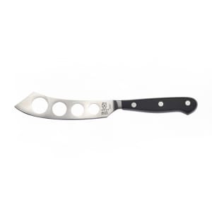 132-M23605 5" Soft Cheese Knife w/ Black Ergonomic POM Handle, High-Carbon German Steel