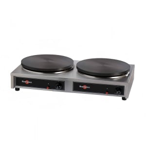 027-CGCIM4 15 3/4" Double Crepe Maker w/ Cast Iron Plates, 24,000 BTU