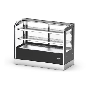 175-HDCCB48 48" Full Service Countertop Heated Display Case - (3) Shelves, 120v