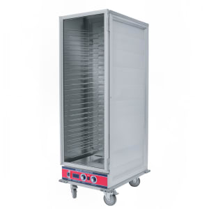 757-MHPFNCA Full Height Non-Insulated Mobile Heated Proofing Cabinet w/ (27) Pan Capacity, 120v