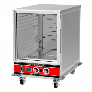 757-MHPHIC Half Height Insulated Mobile Heated Proofing Cabinet w/ (14) Pan Capacity, 120v