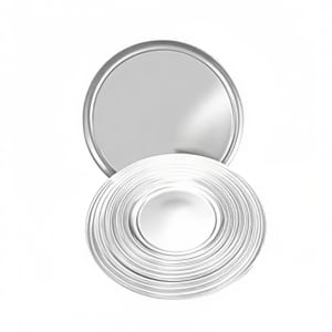 438-ALPTWR019 19" Round Wide Rim Pizza Tray, Aluminum