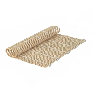 438-BASR195JP 9 1/2" Round Sushi Roller, Bamboo