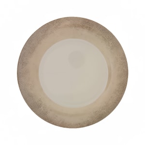 438-DM012J 11 3/4" Round Melamine Dinner Plate, Beige