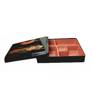 438-JPRB001 5 Compartment Bento Box w/ Removable Tray