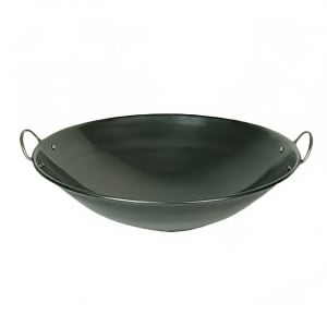 438-IRWC001 19" Iron Wok - Riveted Handles