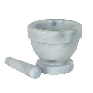 438-MRGR003 3" Mortar and Pestle, Marble