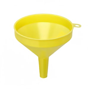 438-PLFN004 8 oz Funnel - Plastic, Yellow