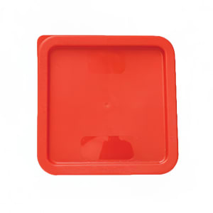 438-PLSFT0608C Cover for 6 qt & 8 qt Food Storage Containers - Plastic, Red