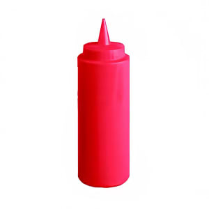 438-PLTHSB008R 8 oz Squeeze Bottle - Plastic, Red