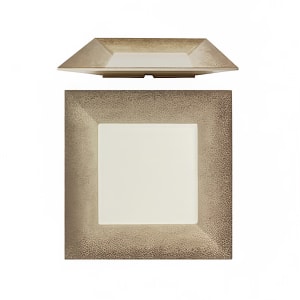 438-SD3212J 12" Square Melamine Dinner Plate, Beige