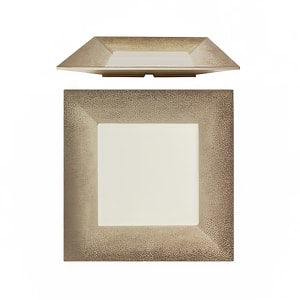 438-SD3214J 14" Square Melamine Dinner Plate, Beige