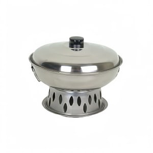 438-SLAL01B 7 1/2" Round Wok Chafer Body/Cover, Stainless Steel