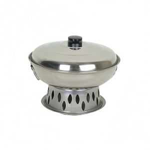 438-SLAL02B 9" Round Wok Chafer Body/Cover, Stainless Steel