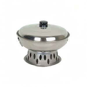 438-SLAL03B 10" Round Wok Chafer Body/Cover, Stainless Steel
