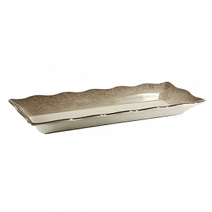 438-SD3318J Melamine Serving Tray - 17 1/2" x 6 3/4", Beige