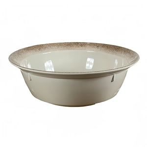 438-SD6018J 32 oz Round Melamine Serving Bowl, Beige