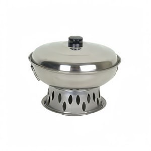 438-SLAL04B 11" Round Wok Chafer Body/Cover, Stainless Steel