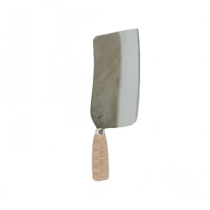 438-SLKF017 7 1/2" Meat Knife w/ Wood Handle, Cast Iron
