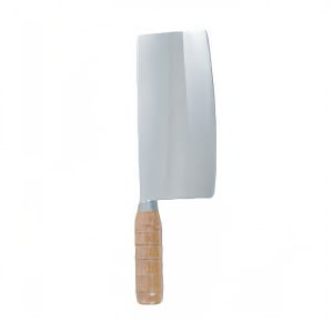 438-SLKF021 7" Kimli King Knife w/ Wood Handle, Stainless Steel