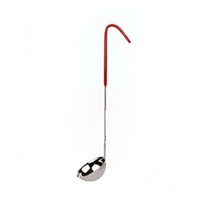 438-SLOL203 2 oz SLOL Series Serving Ladle - Stainless Steel, Red Vinyl Handle