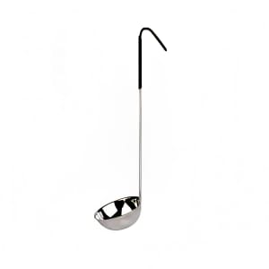 438-SLOL206 6 oz SLOL Series Serving Ladle - Stainless Steel, Black Vinyl Handle