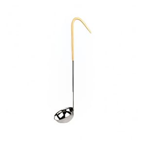 438-SLOL204 3 oz SLOL Series Serving Ladle - Stainless Steel, Ivory Vinyl Handle