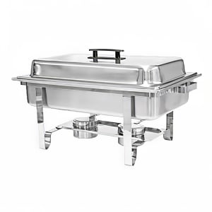 438-SLRCF001 Full Size Chafer w/ Lift Off Lid & Chafing Fuel Heat