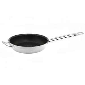 438-SLSFP312 12" Non Stick Stainless Steel Frying Pan w/ Hollow Metal Handle