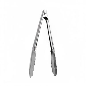438-SLTHUT210 9 1/2"L Stainless Utility Tongs