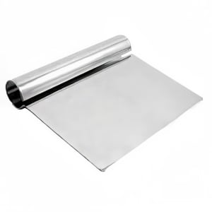 438-SLTHDS005 Dough Cutter/Scraper w/ Steel Handle - 5 1/4" x 4 1/4", Stainless Steel
