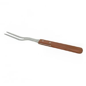 438-SLTWPF013 13" Pot Fork w/ Wood Handle, Stainless Steel