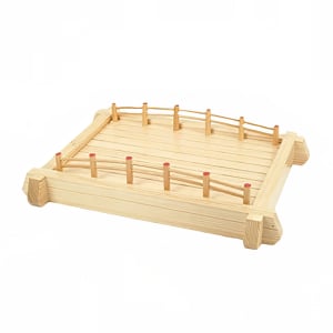 438-WOBR57 Bridge Display Tray - 18" x 22", Wood