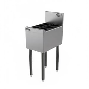 Perlick TS12U2 12 in Insulated Storage Chest w/ Legs &amp; 6 Bottle Wells, Stainless