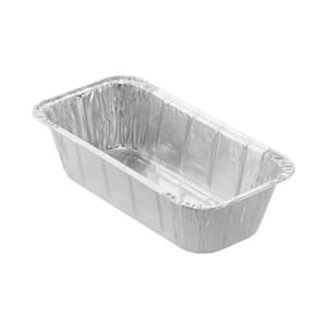 428-476123 Third Size Steam Pan - 12 17/32" x 6 1/2", Aluminum Foil
