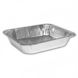 428-552443 JCO Half Size Steam Pan - 12 3/4" x 10 3/8", Aluminum Foil