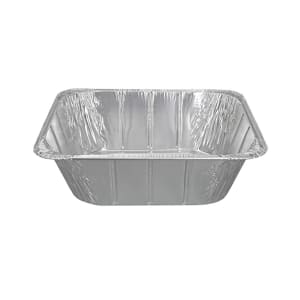 428-476127 Half Size Steam Pan - 12 11/16" x 6 1/2", Aluminum Foil
