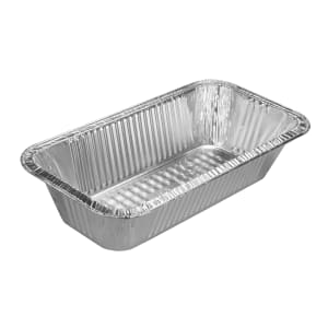 428-589626 Tru-Fit Third Size Steam Pan - 12 5/8" x 6 1/2", Aluminum Foil